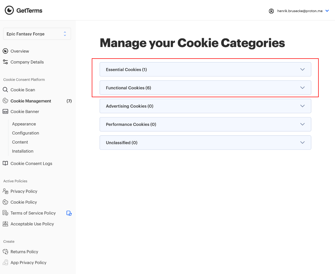 Cookie Management 2