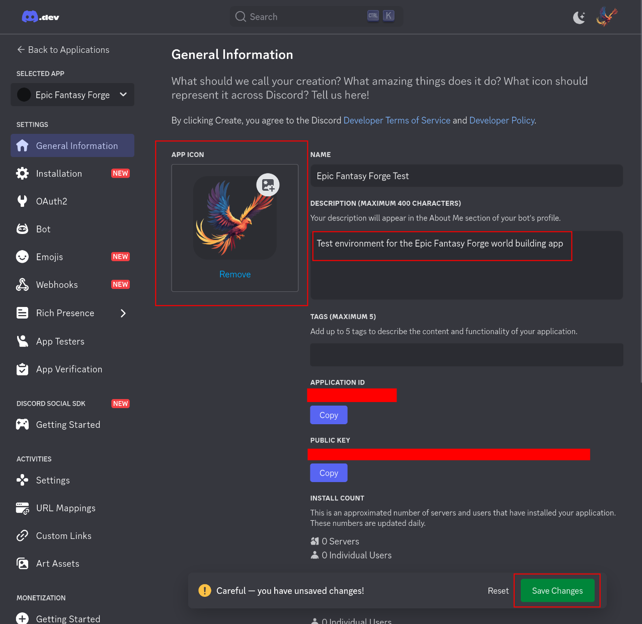 Discord Application 3