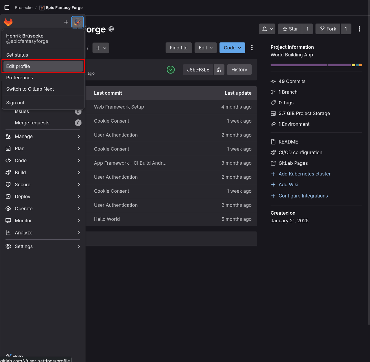 GitLab Application 2