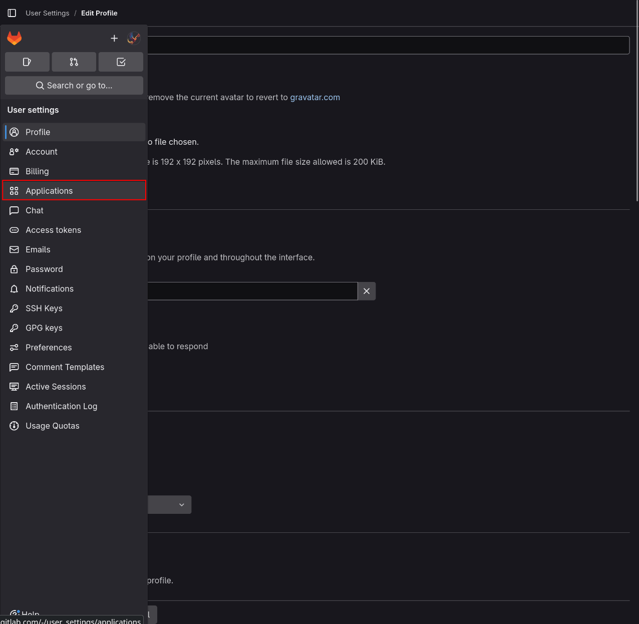 GitLab Application 3
