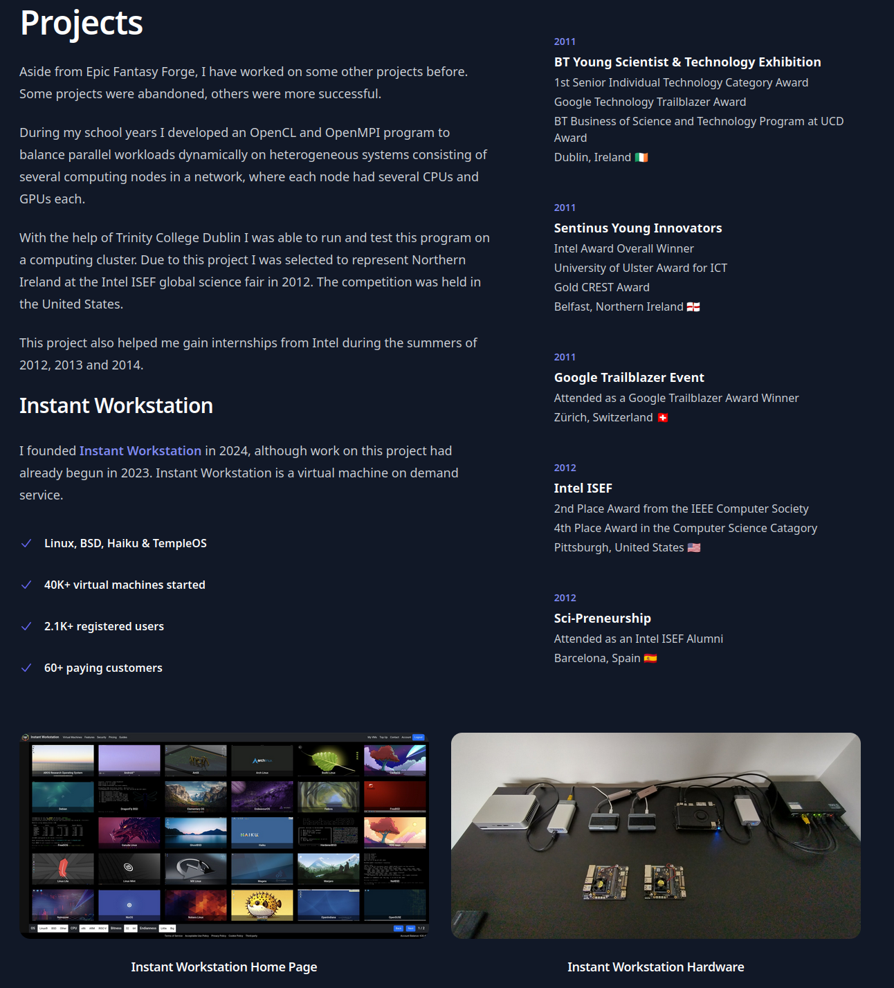 About Projects Section