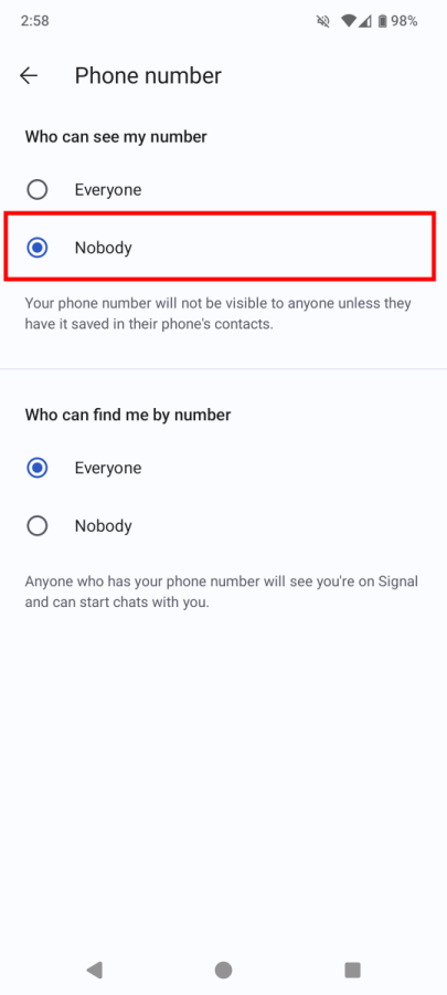 Signal Username 3