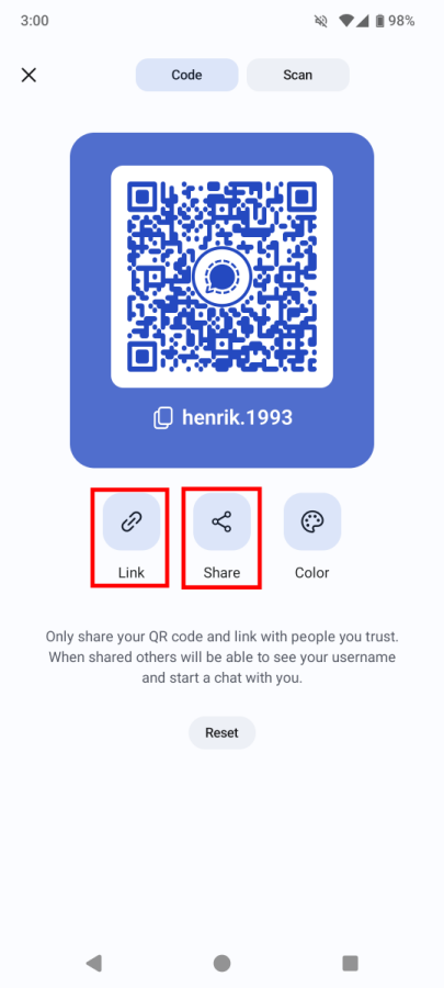 Signal Username 6