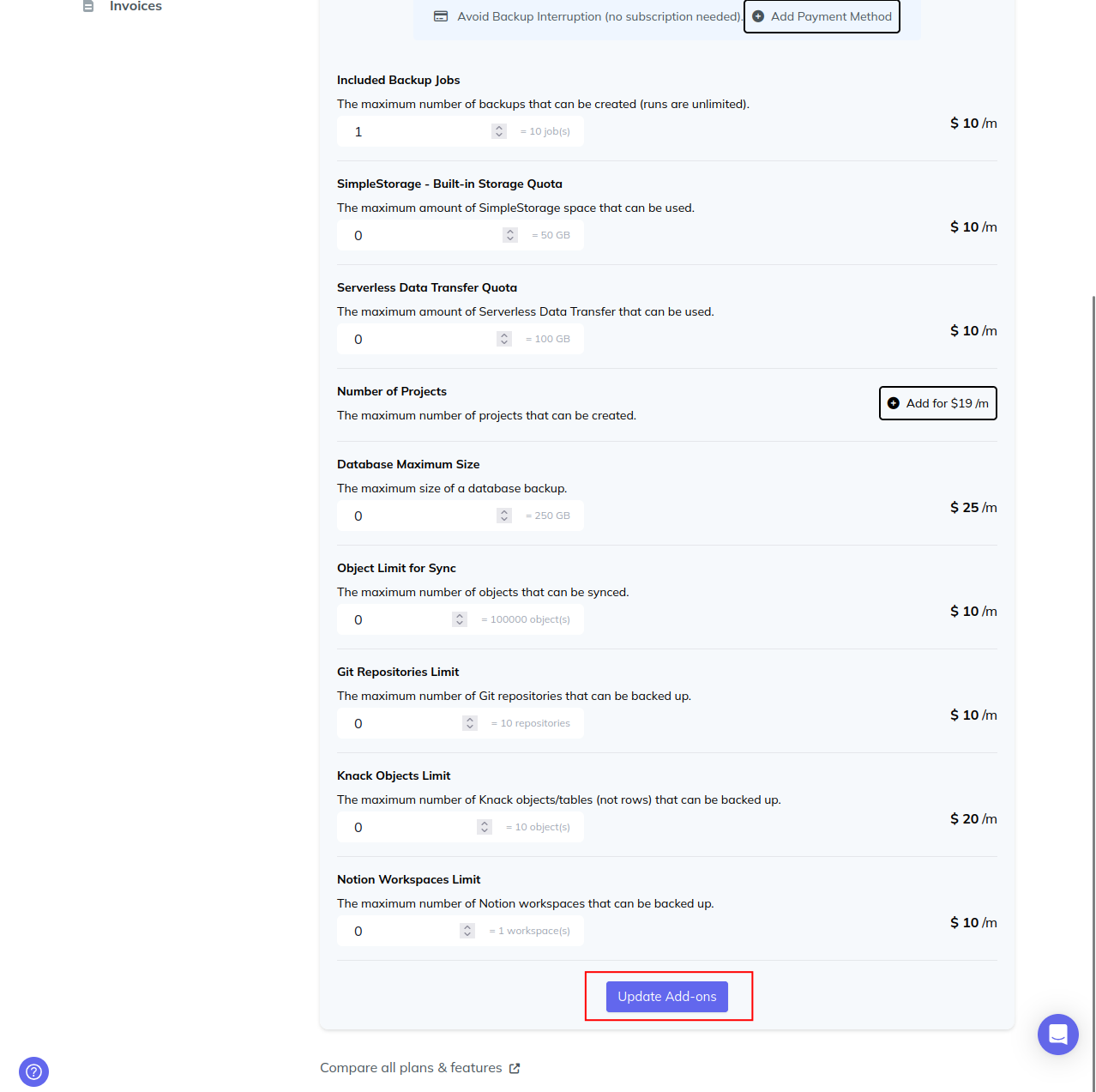 Simple Backups Subscription 3